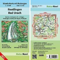bokomslag Reutlingen - Bad Urach 1 : 25 000, Blatt 52-538