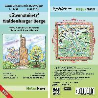 bokomslag Löwensteiner/Waldenburger Berge 1 : 25 000, Blatt 54-544