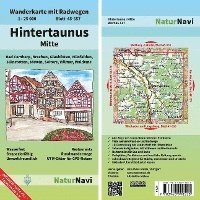 bokomslag Hintertaunus Mitte 1 : 25 000, Blatt 45-557