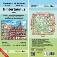 bokomslag Hintertaunus Ost 1 : 25 000, Blatt 47-559