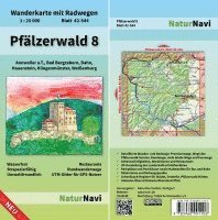 bokomslag Pfälzerwald 8. Blatt 42-544, 1 : 25 000