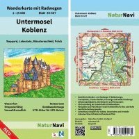 bokomslag Untermosel - Koblenz 1: 25 000