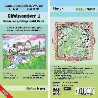bokomslag Eifelwandern 1 - Hohes Venn, Hürtgenwald, Rurtal 1 : 25 000