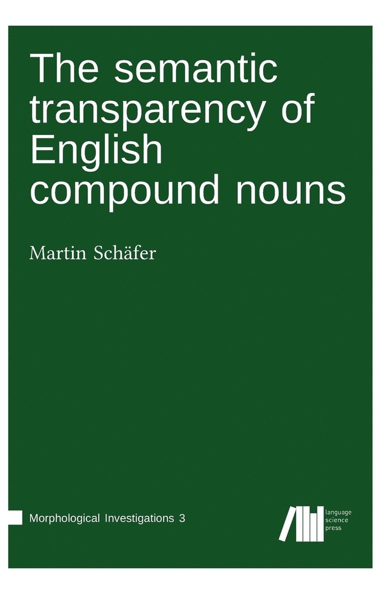 The semantic transparency of English compound nouns 1