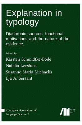 Karsten Schmidtke-Bode, Natalia Levshina, Susanne Maria Michaelis, Ilja A. Ser¿ant - Explanation in typology, Inbunden