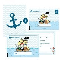 Lisa Wirth - 12 Einladungskarten Geburtstag Junge (Piraten). Handgemachte Geburtstag Einladungskarten zum Kindergeburtstag incl. 12 liebevollen Hand designten Briefumschlägen. Verpackt in einer wundervollen hochwertigen Karton Box. By Lisa Wirth, Häftad