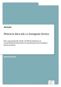 bokomslag Pinterest Idea Ads vs. Instagram Stories