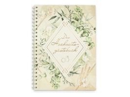 familiawedding Greenery - Design Gästebuch zur Hochzeit 1