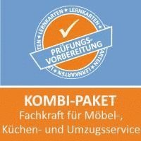 bokomslag AzubiShop24.de. Kombi-Paket Fachkraft für Möbel-, Küchen- und Umzugsservice Lernkarten
