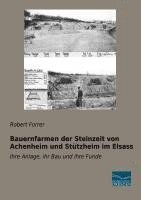 bokomslag Bauernfarmen der Steinzeit von Achenheim und Stützheim im Elsass