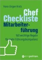 Hans-Jürgen Kratz - Chef-Checkliste Mitarbeiterführung, Häftad