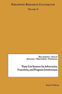 Alexis Belarmino, Angelito Y Aviles, Jhon Vincent M Avelino, Angelito Y. Aviles, Jhon Vincent M. Avelino, Neil Adrian C. Pastrana - Party List System, Häftad