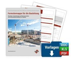 Formularmappe für die Bauleitung