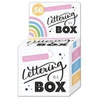 bokomslag Lettering in a Box - 50 schnelle Letteringtipps - ziehen lachen lettern