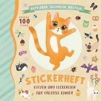 bokomslag Stickerheft Katze Schlecki