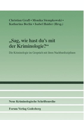 bokomslag Sag, wie hast du's mit der Kriminologie?