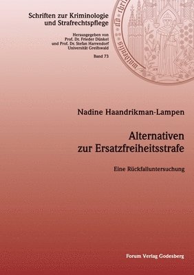 Alternativen zur Ersatzfreiheitsstrafe 1