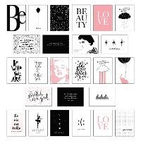 Lisa Wirth - Schönes Postkarten Set mit 25 modernen und stylishen Postkarten zum Dekorieren oder Verschenken. Feminine Bilder, Sprüche und Statements für Frauen. Hochwertige Spruchkarten in dekorativer Box., Häftad