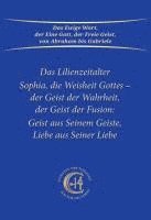 bokomslag Sophia, die Weisheit Gottes - der Geist der Wahrheit, der Geist der Fusion: Geist aus Seinem Geiste, Liebe aus Seiner Liebe