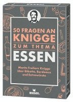 bokomslag 50 Fragen an Knigge zum Thema Essen