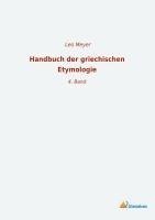 bokomslag Handbuch der griechischen Etymologie