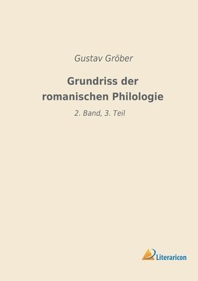 bokomslag Grundriss der romanischen Philologie