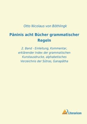 bokomslag Pâninis acht Bücher grammatischer Regeln