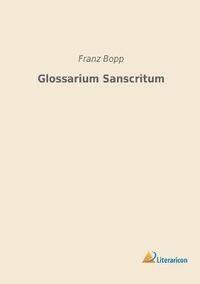 bokomslag Glossarium Sanscritum