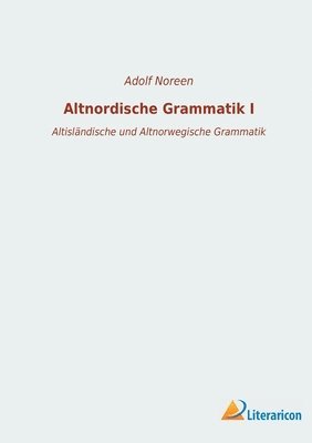 bokomslag Altnordische Grammatik I