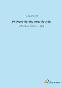 bokomslag Philosophie des Organischen