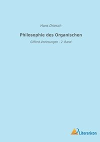 bokomslag Philosophie des Organischen