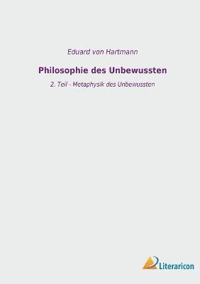 bokomslag Philosophie des Unbewussten