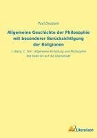 bokomslag Allgemeine Geschichte der Philosophie mit besonderer Berucksichtigung der Religionen