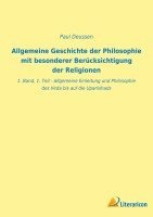 Allgemeine Geschichte der Philosophie mit besonderer Berücksichtigung der Religionen