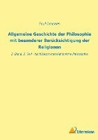 Allgemeine Geschichte der Philosophie mit besonderer Berücksichtigung der Religionen