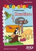 bokomslag Kita aktiv Projektmappe Haustiere