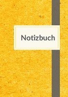 bokomslag Notizbuch A5 blanko - 100 Seiten 90g/m² - Soft Cover Gelb - FSC Papier