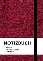 bokomslag Notizbuch A5 liniert - 100 Seiten 90g/m² - Soft Cover violett - FSC Papier