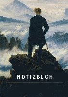 bokomslag Notizbuch klein A5 Blanko - Notizheft 44 Seiten 90g/m² - Softcover Caspar David Friedrich 'Der Wanderer über dem Nebelmeer' - FSC Papier