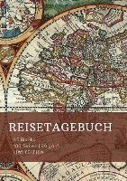 bokomslag Reisetagebuch zum Selberschreiben - A5 blanko - 100 Seiten 90g/m² - Soft Cover - Motiv Weltkarte - FSC Papier