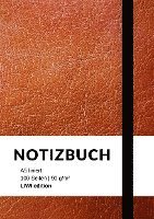 Notizbuch A5 liniert - 100 Seiten 90g/m² - Soft Cover braun - FSC Papier 1