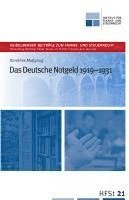 bokomslag Das Deutsche Notgeld 1919-1931