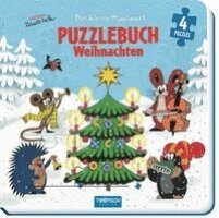 Trötsch Verlag GmbH & Co. KG - Trötsch Der kleine Maulwurf Puzzlebuch mit 4 Puzzle Weihnachten, Kartonnage