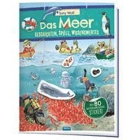 bokomslag Trötsch Das Meer Geschichten Spiele Wissenswertes Stickerbuch