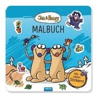 bokomslag Trötsch Jan und Henry Malbuch mit Stickern