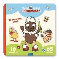 Trötsch Unser Sandmännchen Malbuch Stickermalbuch Pittiplatsch 1