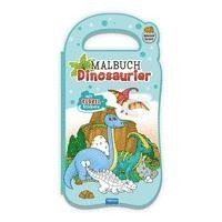 bokomslag Trötsch Malbuch mit Rubbelstickern Dinosaurier