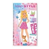 Trötsch Verlag - Trötsch Malbuch mit Schablonen und Stickern Mein Style Romantik, Häftad