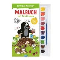 bokomslag Trötsch Der kleine Maulwurf Malbuch mit Tuschkasten