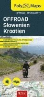 bokomslag FolyMaps OFFROAD Slowenien Kroatien 1:250 000